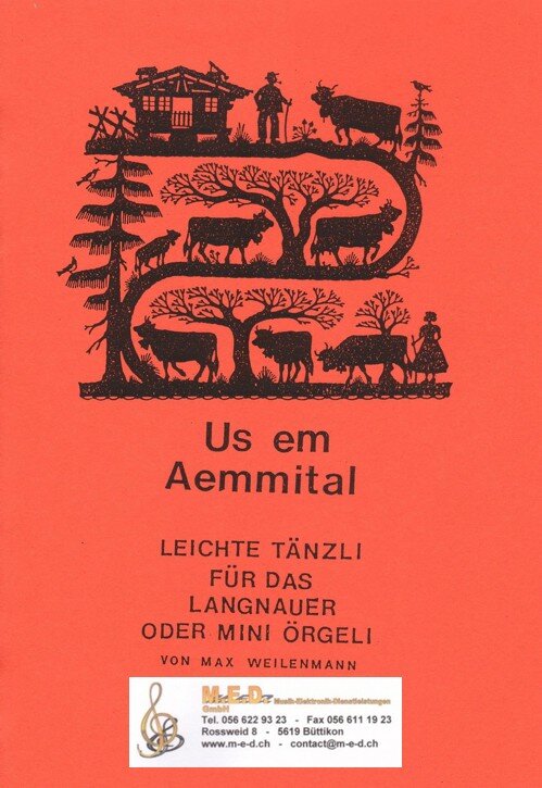 Mini-Örgeli/Langnauer im Griffschrift-Notensystem.